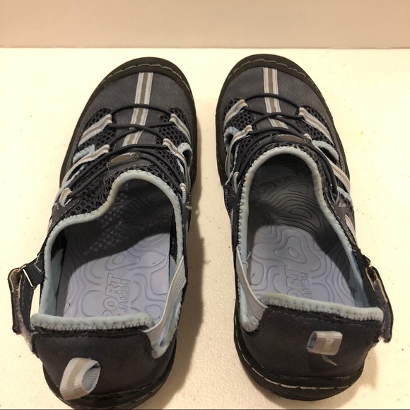 JSport by Jambu Bleeker All-Terrain Shoe Size 6.  Navy and light blue. - Picture 5 of 8